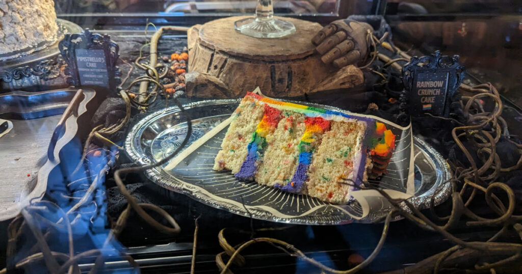 Rainbow Crunch Cake at Gideon's Bakehouse