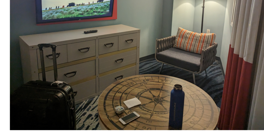 Water bottle on the table