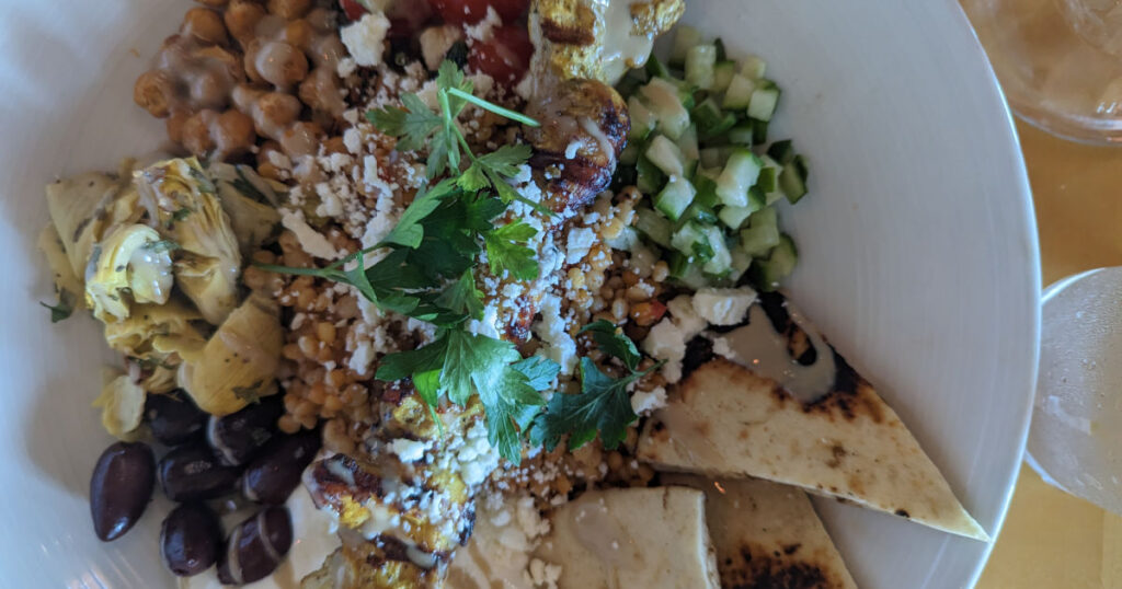 Chicken Couscous at Mythos