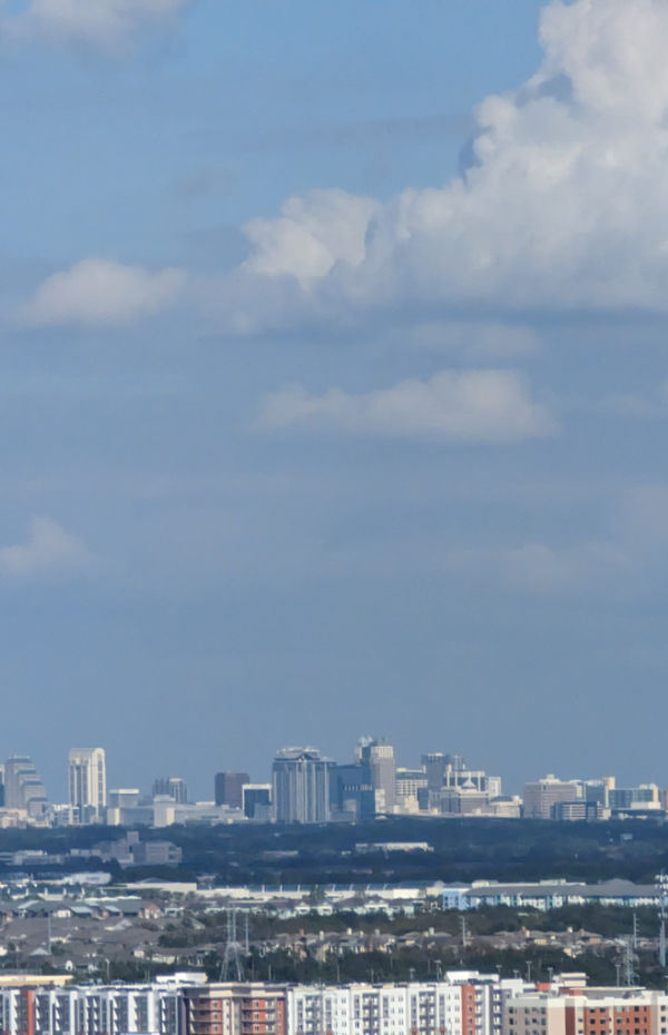 Orlando Skyline Form the ICON Wheel at ICON Park